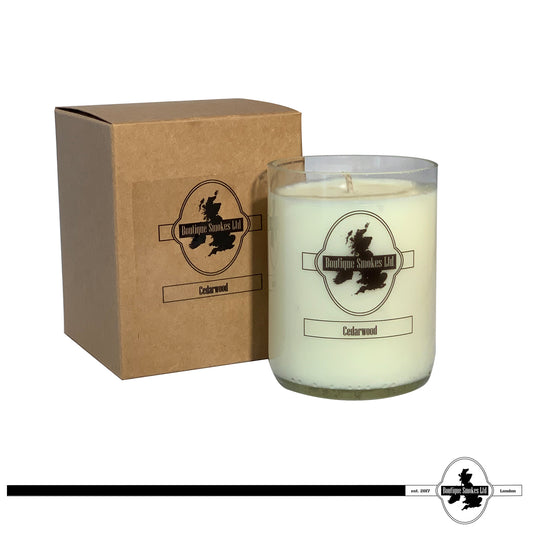 Cedarwood Smoking Candle by Half-Cut Candles