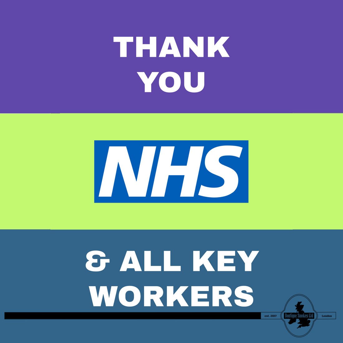 Thank You To All You Amazing Key Workers! (Offer now expired)